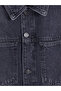 Özmarka New Season Gray Loose Fit Men's Jean Jacket - 6