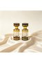 Luxury Refillable Clear Glass Perfume Oil Bottle with Black Cap and Gold Patterned Collar, Leak-proof Travel Dispenser, Ideal for Oud & Fragrance Blends, Packaging for Special Occasions & Gifts. - 2