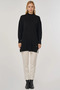 Stitch Detailed Knitwear Tunic Black - 2