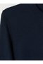 Vizyon New Season Indigo Crew Neck Men's Knitwear Sweater - 6