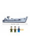 SLUBAN Sluban 182 Pieces DIY Bric MOC Building Set Transport Boat Model Building Blocks Kit wit... - 4