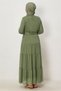 Belted Polka Dot Dress 46831 - 4