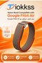 Nylon Band Compatible with Google Fitbit Air, Breathable Adjustable Sport Loop Replacement Watch Strap, Soft Lightweight Woven Smartwatch Wristband for Men Women, Fitness & Daily Wear