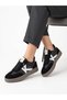 Women's Casual Daily Walking Sports Sneaker Shoes-Black - 2