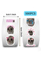 500PCS 500Pcs/Roll Sad Hamster Meme Roll Stickers Funny Animals Graffiti Decals Laptop Pencil-box Sc - 7