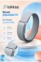 Adjustable Nylon Sport Strap Compatible with Google Fitbit Air, Lightweight Breathable Woven Watch Band, Secure Soft Replacement Wristband for Men Women Fitness - 3