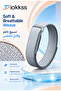 Adjustable Nylon Sport Strap Compatible with Google Fitbit Air, Lightweight Breathable Woven Watch Band, Secure Soft Replacement Wristband for Men Women Fitness - 2