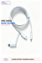 طقم شاحن سريع 35 واط PD USB‑C، محول حائط قابل للطي مع كابل USB‑C وكابل Lightning مجدول 2 في 1 لأجهزة iPhone وAndroid وiPad - 5
