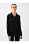Black Polo Neck Basic Knit Sweater