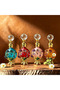 30ml Luxury Frosted Glass Essential Oil Container, Refillable Perfume Vial with 3D Metal Floral Accents and Crystal Lid, Empty Decorative Bottle for Fragrance Storage and Gift Giving. - 2