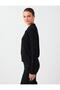 Black Polo Neck Basic Knit Sweater - 3