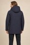 Men's Navy Blue Fur-Lined Water and Wind Resistant Winter Coat & Parka - 4