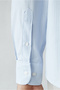 Long Sleeve Classic Embroidered 100% Cotton Striped Shirt - 5