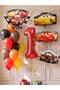 Cars Themed Cars Lightning Mcqueen Concept 1 Year Old Balloon Set 15 Pieces - Large Size Cars Mater Balloon & Cars Cruz Ramirez Balloon Birthday Set