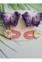 Children's Hair Accessory Pinterest Niche Series Hairpin Handmade 4-Piece Snap Clip Knitted Organic Hair Accessory - 3