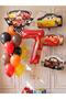 Cars Themed Cars Lightning Mcqueen Concept 7-Year-Old Balloon Set 15 Pieces - Large Size Cars Mater Balloon & Cars Cruz Ramirez Balloon Birthday Set
