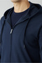Regular Fit Hooded Zippered Pocket Sweatshirt Cardigan - 4