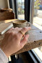 Gold Color Zircon Stone Ivy Model Women's Ring - 2