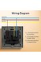 Universal Wall Socket with Single Switch USB Charging Ports Type C and USB Type a Multifunctional Wall Socket Multifunctional Wall S - 7