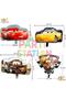 Cars Themed Cars Lightning Mcqueen Concept 7-Year-Old Balloon Set 15 Pieces - Large Size Cars Mater Balloon & Cars Cruz Ramirez Balloon Birthday Set - 4