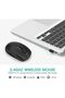 ماوس لاسلكي 1000 نقطة لكل انش للكمبيوتر واللابتوب وويندوز والمكتب يتضمن دونجل USB لاسلكي (اسود) - 2
