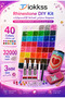 32000PCS 40 Colors 3mm Rhinestone DIY Kit, Multicolor Flatback Resin Gems with 3 B-7000 Glue, Tweezers & Pickup Pen, Bedazzling Craft Kit for Tumblers, Phone Cases, Clothes, Shoes, Nail Art - 6