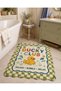 Eta Written and Thematic Modern Woven Base Decorative Carpet Eta4140 - 2