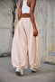 Women's Wide Leg Pants with Button Detail - 3