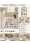 Eta Written and Thematic Modern Woven Base Decorative Carpet Eta4142 - 4