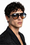 Elvis Black Blue Orange Men's Sunglasses - 2