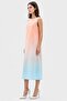 Women Ombre Midi Dress, Multicolor - 3