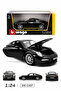 1:24 Porsche 911 Carrera S Black Diecast Model Car