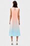 Women Ombre Midi Dress, Multicolor - 4