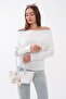 Women's Boat Neck Bat Sleeve Blouse 265074 - - 3