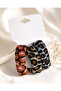 Leopard Patterned Mixed Color 3-Piece Towel Buckle - 2