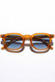 Ravendor Matt Orange Blue Gradient Sunglasses - 4