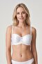 Women's White Strapless Minimizer Bra