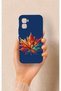 Infinix Gt 50 Pro Compatible Colorful Leaf Pattern Silicone Case