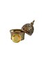 Premium Arabic Calligraphy Bakhoor Burner Champagne – Decorative Oud & Incense Holder with Brass Bowl – Traditional Charcoal Mabkhara for Home, Office & Majlis – Elegant Gift Idea - 2