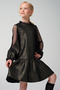Chiffon Sleeve Detailed Glittery Party Dress - 5