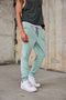 Men's Jogger Pants with Elastic Waist and Cuffs - 2
