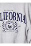 Vizyon New Season Gray Oversize Women's Thick Sweatshirt - 7