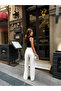 Women's High Waist Palazzo Pants Draped Modal Fabric - 4