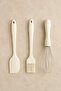 3-Piece Silicone Pastry Cream Kitchen Set Practical Durable Kitchen Utensils Set Kw-3343 - 2