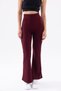 High Waist Spanish Flare Casual Pants - 4