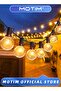 Outside Lights 15m Connectable String Lights for Garden & Shop & Terrace & Living Room & Bedroom