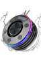 Mini Bluetooth shower speaker, LED, suction cup.