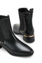 Larissa Alma Women's Heeled Boots 00129782 Black Skin - 4