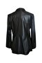 Le 552 - Genuine Leather Black Women's Blazer Jacket - 3