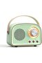 Retro Bluetooth speaker, portable, BT5.0, FM radio.